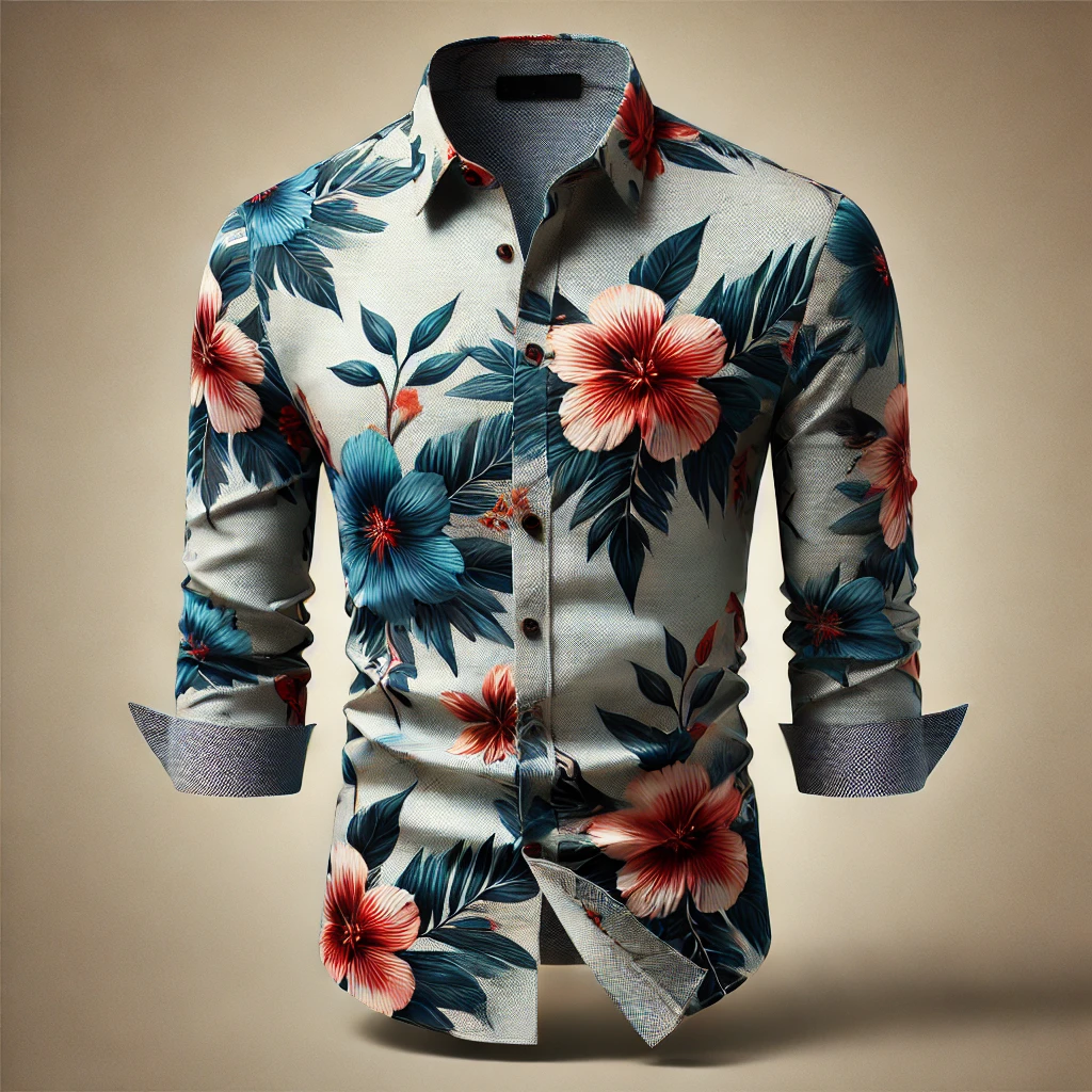 Why Should You Choose the 299 Rs Only Flower Style Casual Men Shirt Long Sleeve from TheSparkShop.in?